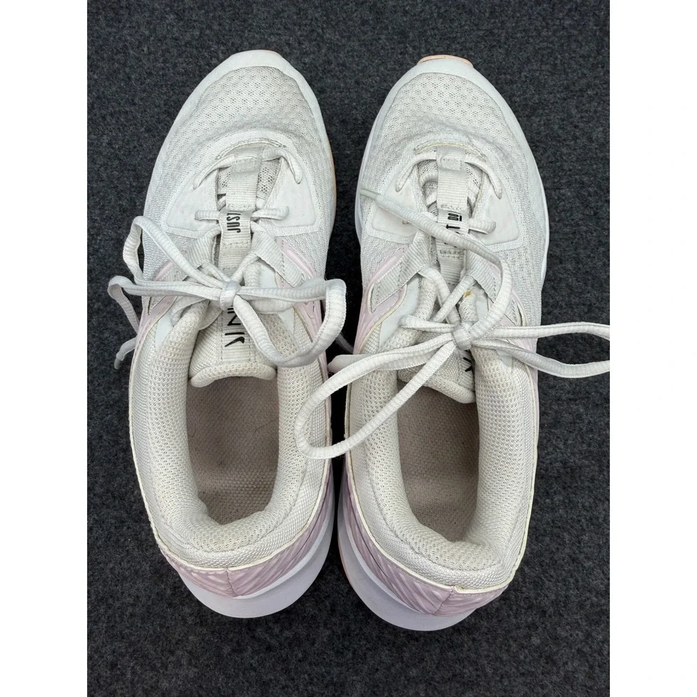 Nike MC Trainer Womens White Pink Silver Training Shoes CU3584-010 Size 10